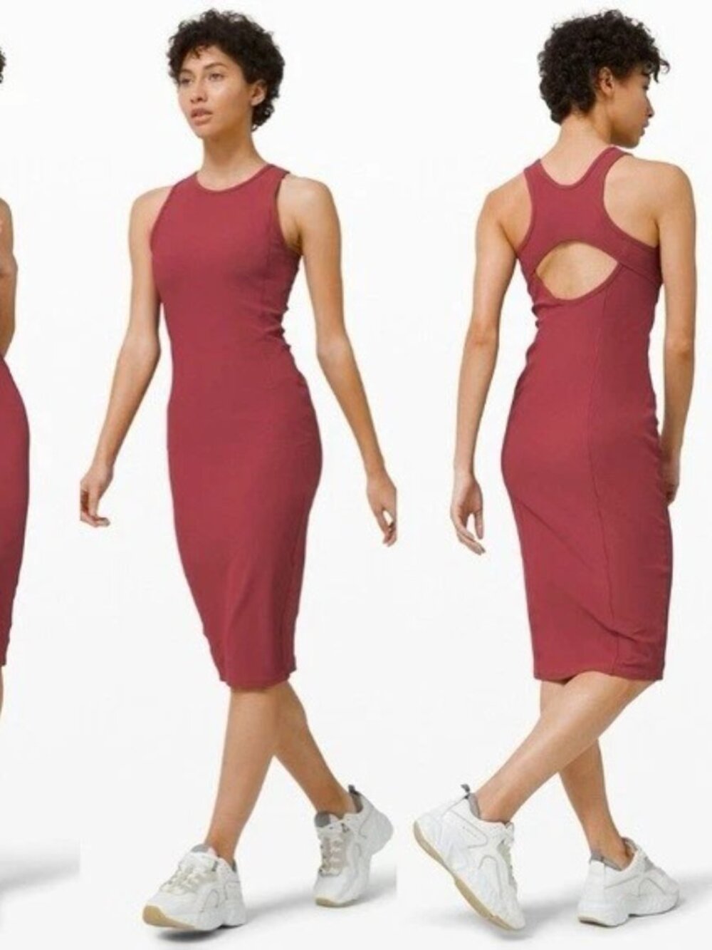 Lululemon Midi Ribbed Dress
